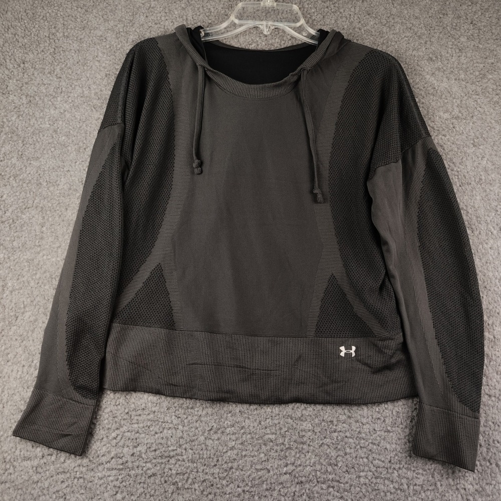 Under Armour Gray  Under Armour Vanish Seamless Hoodie Training Large Womens